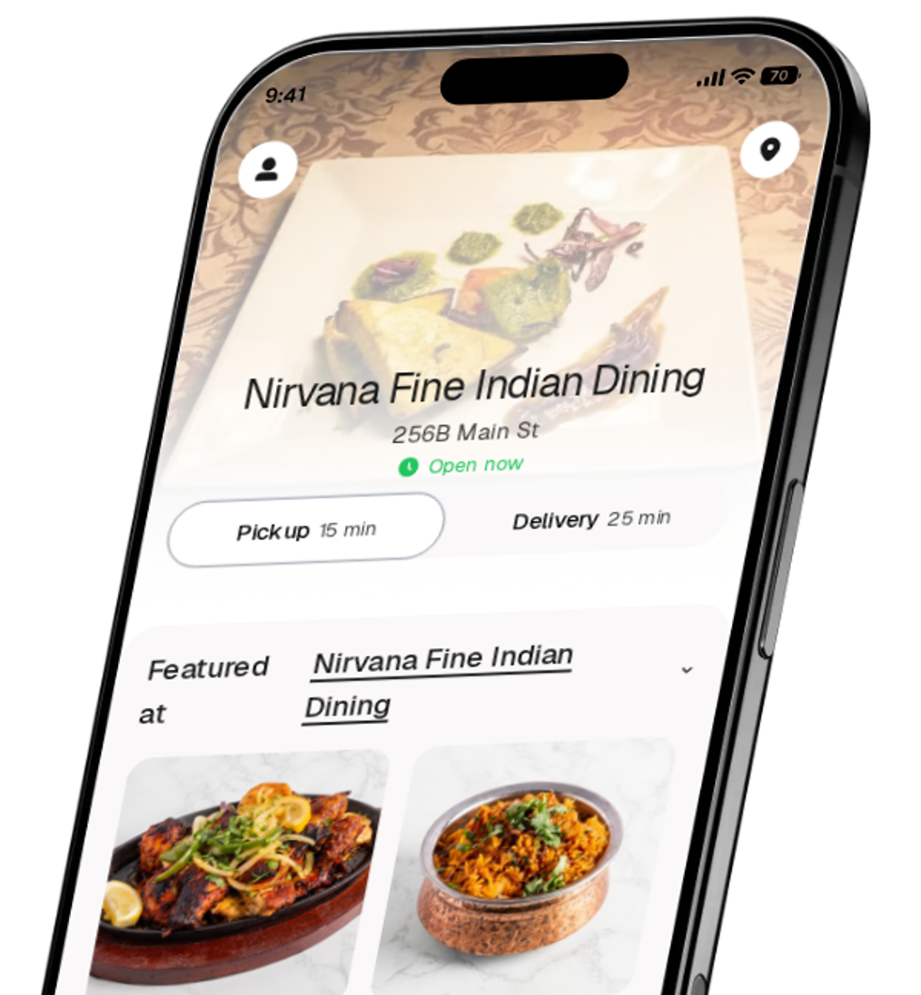Nirvana Fine Indian Dining app preview